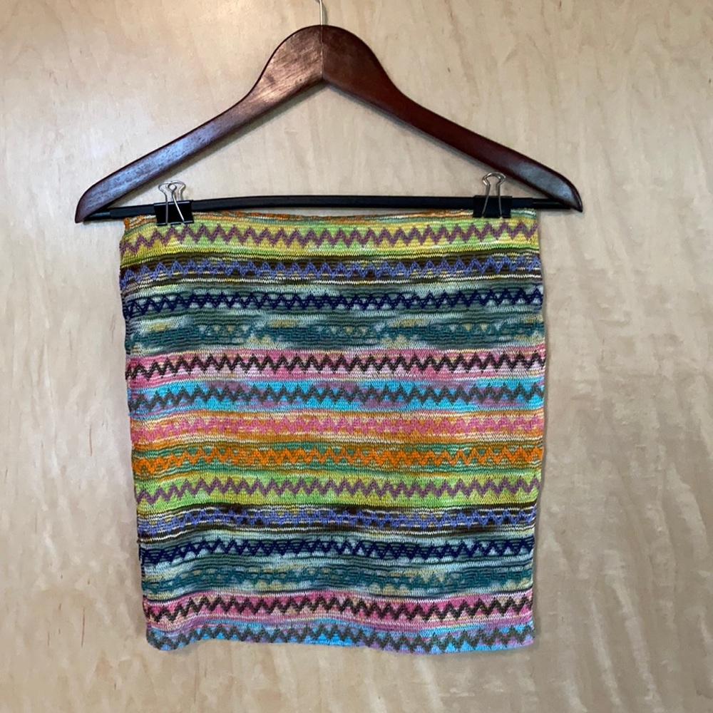 Kirra | vibrant multi color body con mini skirt